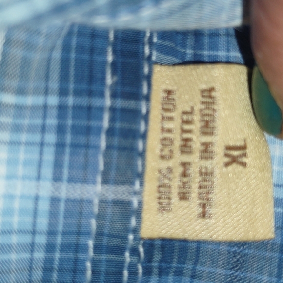 Cowboy Legend Pearl Snap Long Sleeve Shirt Size XL - Picture 7 of 8